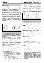 Preview for 49 page of VITO PRO-POWER VIGI2000 Instruction Manual