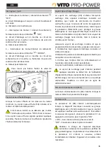 Preview for 61 page of VITO PRO-POWER VIGI2000 Instruction Manual