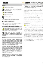 Preview for 21 page of VITO PRO-POWER VILO300 Instruction Manual