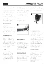 Preview for 11 page of VITO PRO-POWER VIMLSF12 Instruction Manual