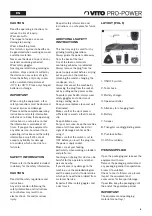 Preview for 13 page of VITO PRO-POWER VIMLSF12 Instruction Manual