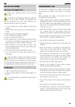 Предварительный просмотр 29 страницы VITO VIPL6 Instruction Manual