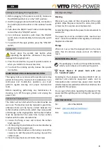 Предварительный просмотр 31 страницы VITO VIRE23026 Instruction Manual