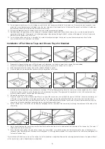 Preview for 6 page of VITRA ACRYLIC SHOWER TRAYS Installation And User Manual