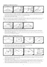 Preview for 8 page of VITRA ACRYLIC SHOWER TRAYS Installation And User Manual