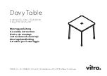 Предварительный просмотр 3 страницы VITRA Davy Table Assembly Instructions Manual