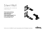 VITRA Silent Wall Instructions For Use Manual предпросмотр