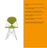 Предварительный просмотр 3 страницы VITRA Wire Chair Instructions For Use Manual