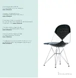 Предварительный просмотр 8 страницы VITRA Wire Chair Instructions For Use Manual