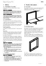 Preview for 3 page of VITRA Xero Frame L Assembly And Operating Instructions Manual