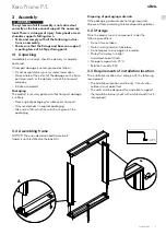 Preview for 7 page of VITRA Xero Frame L Assembly And Operating Instructions Manual