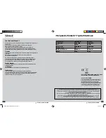 Preview for 4 page of Vitrex MIXTWININD Owner'S Safety And Operating Manual