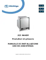 Vitrifrigo ICE Maker Installation Manual preview