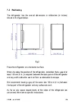 Preview for 10 page of Vitrifrigo WMF CENTER COOLER Installation Use And Service Manual