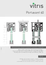 Vitris Portavant 60 Installation Instructions Manual предпросмотр