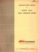 vitro 120-E Instruction Book preview