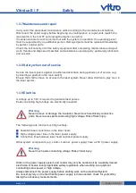 Preview for 15 page of vitro Vitrolux E User Manual