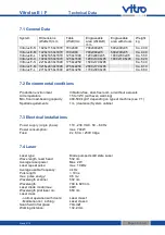 Preview for 53 page of vitro Vitrolux E User Manual