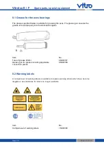 Предварительный просмотр 55 страницы vitro Vitrolux E User Manual