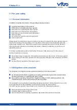 Preview for 8 page of vitro Vitrolux H V2 User Manual