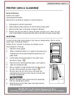 Предварительный просмотр 9 страницы Viva A1213364VB User Manual