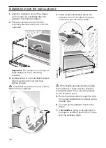 Preview for 28 page of Viva VVA61E150 Instructions For Installation And Use Manual