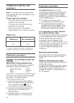 Preview for 30 page of Viva VVA61E150 Instructions For Installation And Use Manual