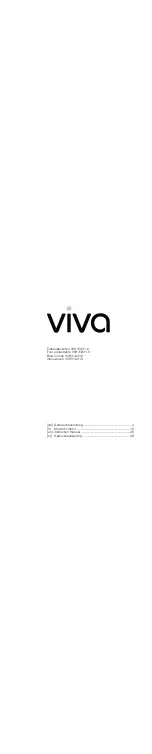 Предварительный просмотр 1 страницы Viva VVH31A31.0 Instruction Manual