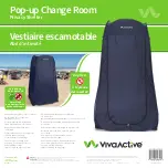 VivaActive Pop-up Change Room Assembly Instructions предпросмотр