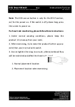 Preview for 5 page of Vivadia ECG K112 Instructions For Use Manual