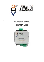 Vivaldi DRIVER LED User Manual preview