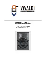 Предварительный просмотр 1 страницы Vivaldi GIADA 16HPA User Manual