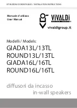 Vivaldi GIADA13L User Manual предпросмотр