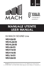 Предварительный просмотр 1 страницы Vivaldi MACH SOUND WSH1603 User Manual