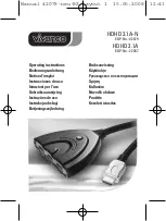 Vivanco HDHD 3.1A Operating Instructions Manual предпросмотр