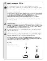 Предварительный просмотр 6 страницы Vivanco TVA 100 Operating Instructions Manual