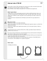 Preview for 9 page of Vivanco TVA 301 Operating Instructions Manual