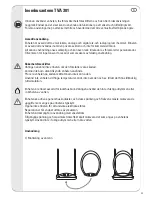 Preview for 33 page of Vivanco TVA 301 Operating Instructions Manual