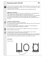 Preview for 39 page of Vivanco TVA 301 Operating Instructions Manual