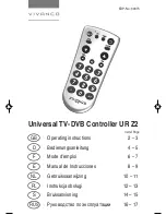 Preview for 1 page of Vivanco UR Z2 Operating Instructions Manual