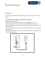 Preview for 4 page of Vivanco USB VOICE OVER IP TELEPHONE Manual