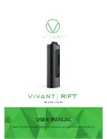 Preview for 1 page of Vivant RIFT User Manual