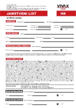 Preview for 129 page of Vivax cool ACP-09PT25GN User Manual