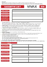 Preview for 34 page of VIVAX home CH-2006FW User Manual