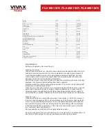 Preview for 16 page of VIVAX home FC-04501 WH Manual