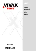 Preview for 2 page of VIVAX home HD-1200 User Manual