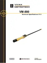 Vivax Metrotech VM-880 Technical Specifications предпросмотр