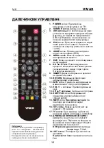 Предварительный просмотр 122 страницы Vivax 32LE94T2 Instruction Manuals