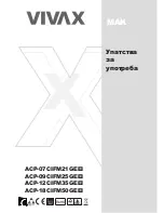 Preview for 91 page of Vivax ACP-07CIFM21GEEI User Manual