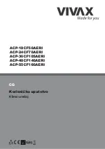 Предварительный просмотр 77 страницы Vivax ACP-18CF50AERI User Manual